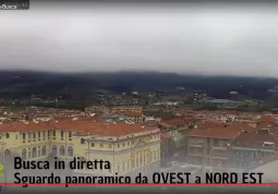 Busca in diretta, sguardo panoramico da ovest a nord-est